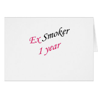 ex-fumeur de 1 an