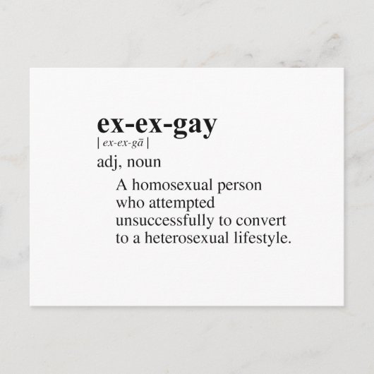 EX-HOMO BRIEFKAART (Voorkant)
