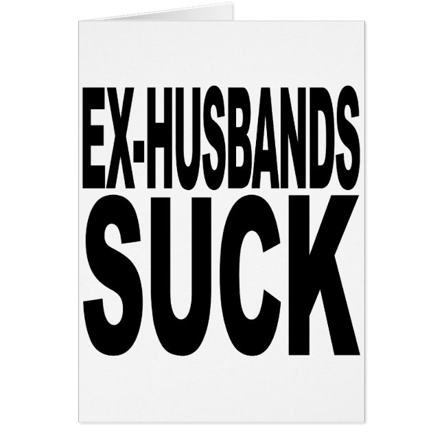 Ex-Husbanden Suck (Voorkant)