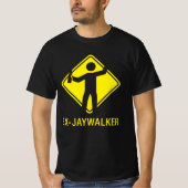 Ex-Jaywalker Funny Sobriety Gezegde T-shirt (Voorkant)