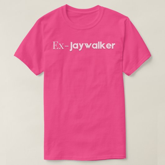 Ex Jaywalker T-shirt (Design voorkant)