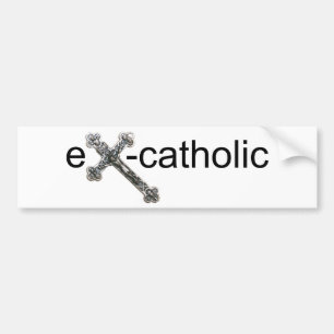 Ex-katholiek Bumpersticker