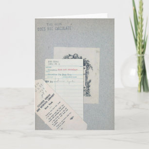 Ex Library Kaart voor Boekomslagen