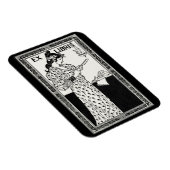 Ex libris art nouveau magneet (Rechterzijde)