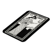 Ex libris art nouveau magneet (Linkerzijde)