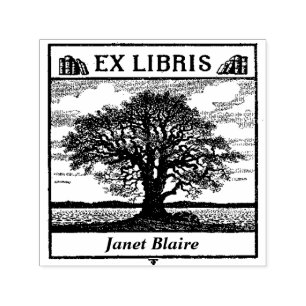 EX LIBRIS Boek Bord Aangepaste Bibliotheek Boek St Zelfinktende Stempel