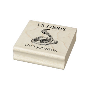EX LIBRIS Boeklegpaginastempel   Gepersonaliseerd Rubberstempel