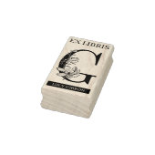 EX libris Book bookplate bookplate monogram G Rubberstempel (Stempel)