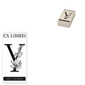 EX libris Book bookplate bookplate monogram Y Rubberstempel (Gestempeld)