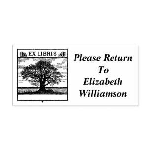 EX LIBRIS Book Bord Custom Reading Library Stempel