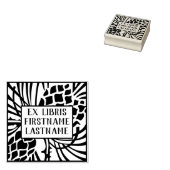 Ex Libris Bookplaat Rubberstempel (Gestempeld)