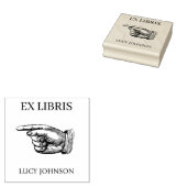 EX LIBRIS Bookplate Rubber Stamp | Personalized Rubberstempel (Gestempeld)