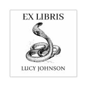 EX LIBRIS Bookplate Rubber Stamp | Personalized Rubberstempel (Afrduk)