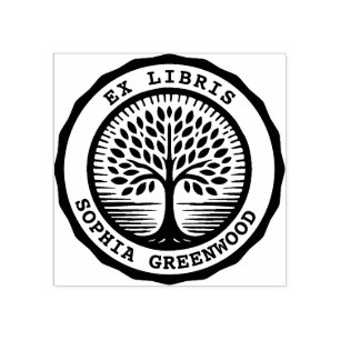 Ex Libris - Boom 02 Rubberstempel