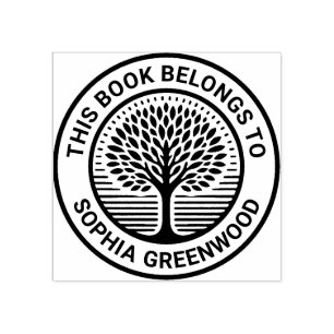 Ex Libris - Boom 03 Rubberstempel