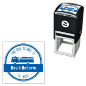 Ex libris | Brandweerman Zelfinktende Stempel (In situ)