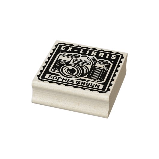 Ex Libris -  camera Rubberstempel (Stempel)