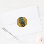 Ex Libris Cartouche & Cherubs Sticker (Envelop)