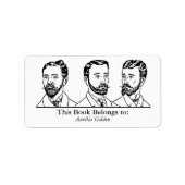 Ex Libris - Drie Man v5 Etiket (Voorkant)