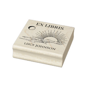 EX libris exlibris Book bibliotheekboekenboekkente Rubberstempel