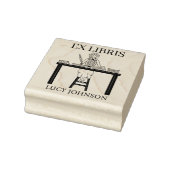 EX libris exlibris Book Book Book bookplate biblio Rubberstempel (Stempel)