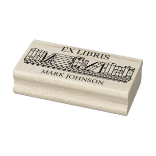 EX libris exlibris Book Book Book bookplate biblio Rubberstempel