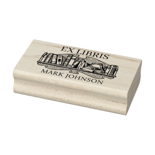 EX libris exlibris Book Book Book bookplate biblio Rubberstempel (Stempel)