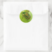 Ex libris Green June Stickers Beetle (Sac)