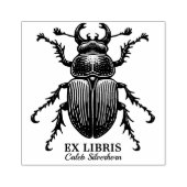 Ex libris - halskever 	rubberstempel (Afrduk)