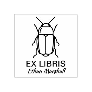Ex libris - Kever/Bug Rubberstempel