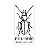 Ex Libris - Kever/Bug v2 Rubberstempel (Afrduk)
