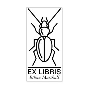 Ex Libris - Kever/Bug v2 Rubberstempel