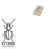 Ex Libris - Kever/Bug v2 Rubberstempel (Gestempeld)