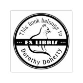 Ex Libris | Kute Cat Self-Inking Stamp Zelfinktende Stempel (Design)