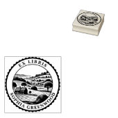 Ex Libris - Landelijk landschap 07 Rubberstempel (Gestempeld)