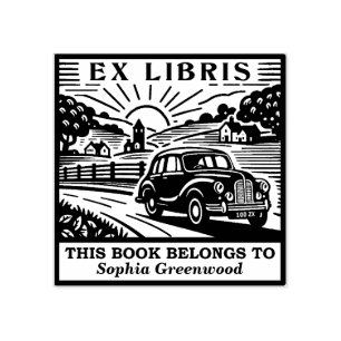 Ex Libris - Landelijk station Rubberstempel