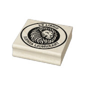 Ex Libris - Leeuw Rubberstempel (Stempel)