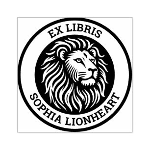 Ex Libris - Leeuw Rubberstempel