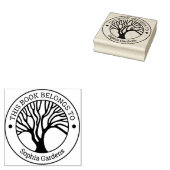 Ex Libris - Levensboom 02 Rubberstempel Rubberstempel (Gestempeld)