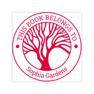 Ex Libris - Levensboom 02 Zelfinktende Stempel