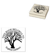 Ex Libris - Levensboom 02v2 Rubberstempel Rubberstempel (Gestempeld)