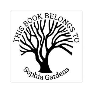 Ex Libris - Levensboom 02v2 Rubberstempel Rubberstempel