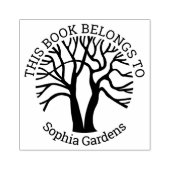 Ex Libris - Levensboom v2 Rubberstempel (Afrduk)