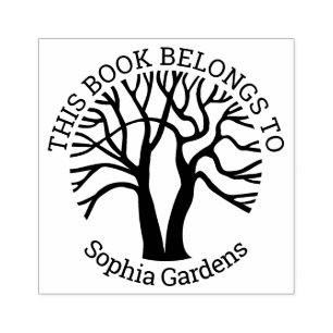 Ex Libris - Levensboom v2 Rubberstempel