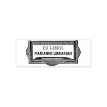 "EX LIBRIS" Library Hardware Bookplate