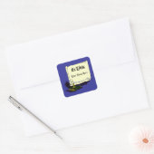 Ex Libris met Boek Sticker Sjabloon (Envelop)