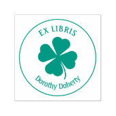 Ex libris met klaver |   zelfinktende stempel (Design)