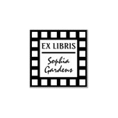Ex Libris Modern Rubber Stempel (Afrduk)