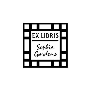 Ex Libris Modern Rubber Stempel