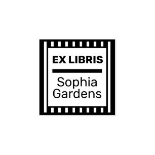 Ex Libris Modern Rubberstempel